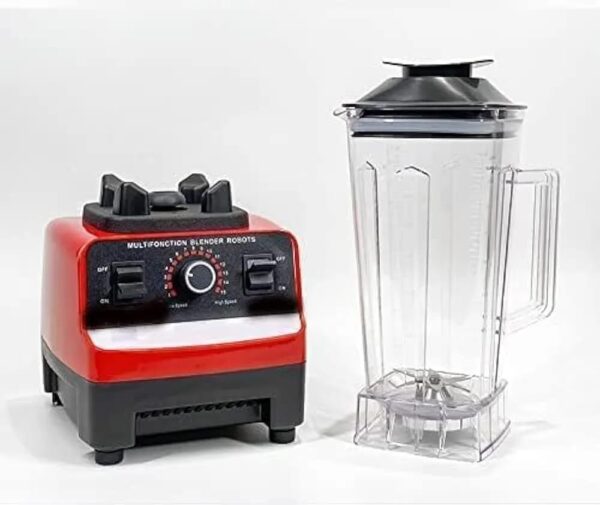 Silver Crest Multi Blender: 4500W, 2.5L jar, 15-speed timer for smoothies, ice crushing, and food processing. - Image 8