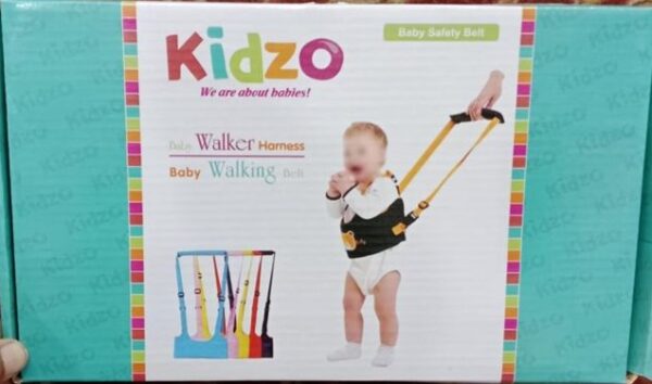 Kidzo Baby Walker, Hand held Kids Walker Harness, Breathable Adjustable Detachable Baby Walker Protective Belt, Safe Standing & Walk Tool-Help Baby Keep Balance Walk for 7-24 Month Old.