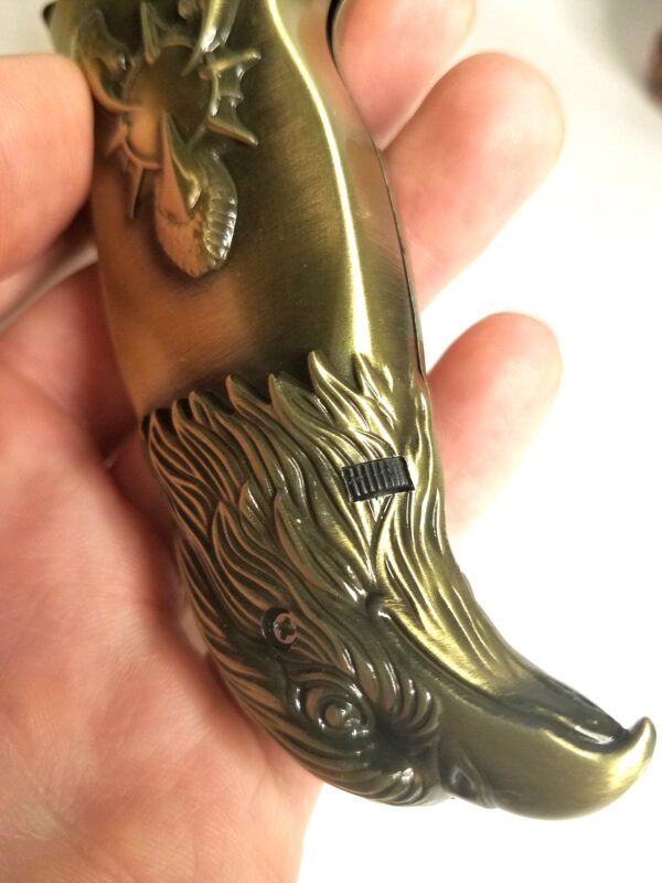 Eagle Lighters with a One-Click Ejection Knife Design, Cool Case for Gift, Refillable Butane Lighters for Birthday, Candle, Camping & Daily Use. - Image 4
