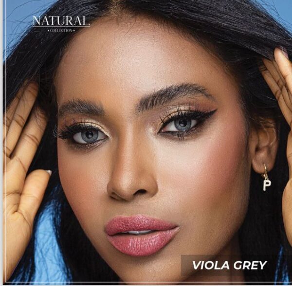 Bella Natural Viola Grey Contact Lenses.