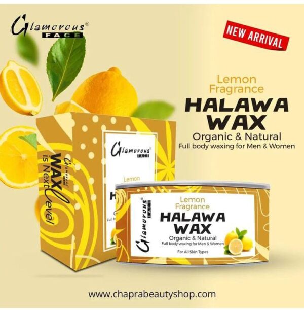 Glamorous Face Next Level Halawa Wax, Finger Wax With Wax Applicator Card 300G