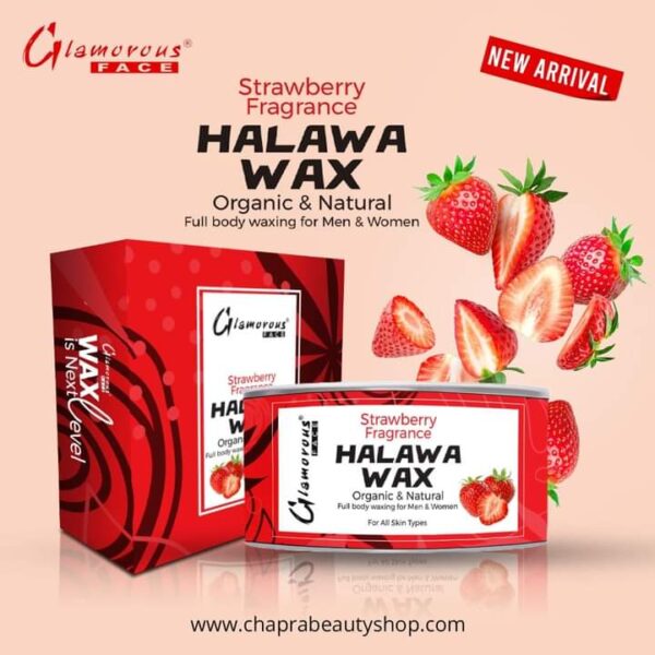 Glamorous Face Next Level Halawa Wax, Finger Wax With Wax Applicator Card 300G - Image 11