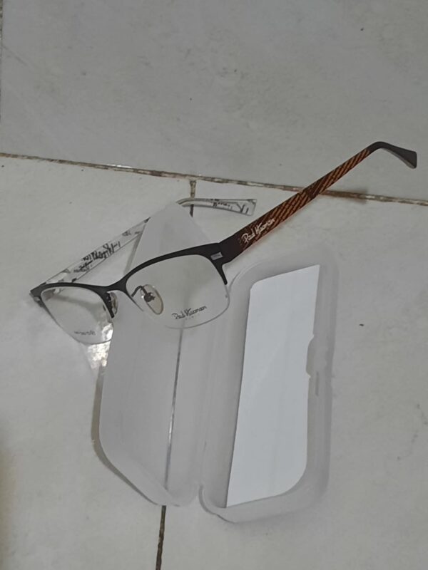 Paul Hueman Eyeglasses Frame UNISEX Brown CUT , UV PROTECTION READING GLASSES - Image 3