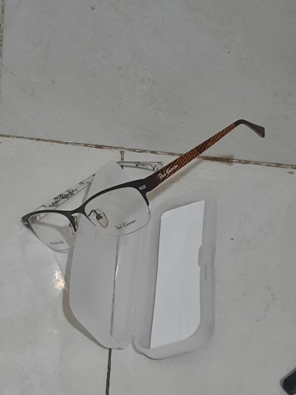Paul Hueman Eyeglasses Frame UNISEX Brown CUT , UV PROTECTION READING GLASSES - Image 5