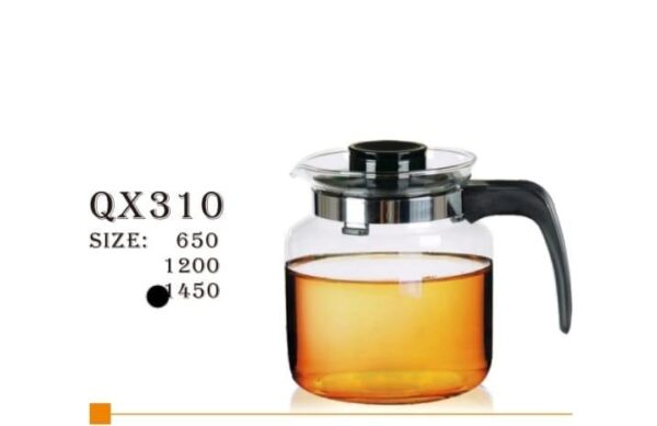 Glass Coffee kettle with lid Tea & Coffee Way Style: Available in Different Sizes: - Image 3