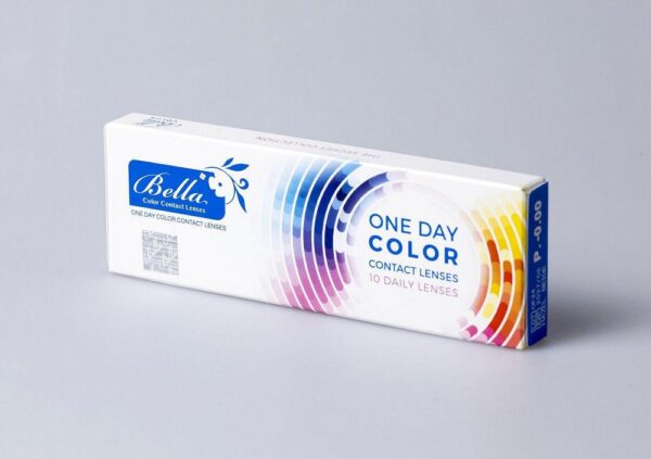 Bella One Day Almond Brown Contact Lenses. - Image 4