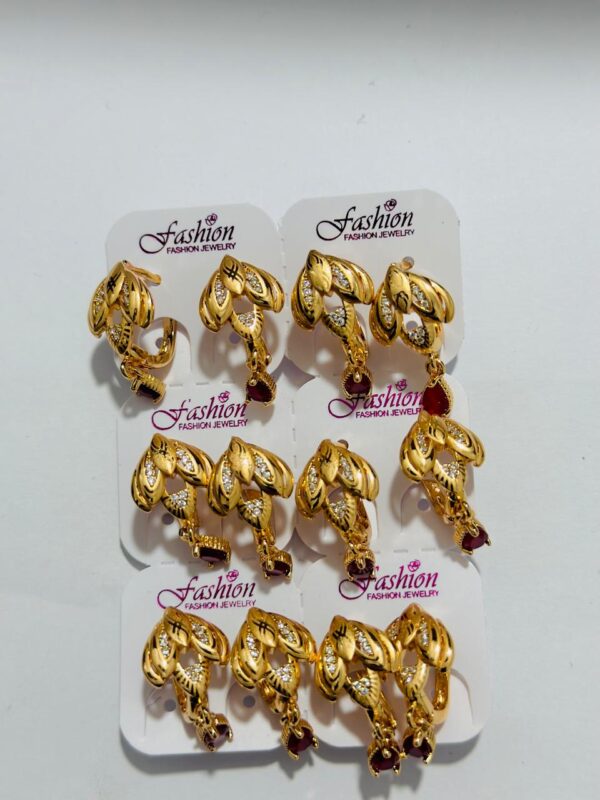 Stainless Steel New Fashion Trendy Gold Hoops Earrings For Girls Premium Quality Jewellery For Women(AVAILABLE IN UNIQUE DESIGNS) - Image 4