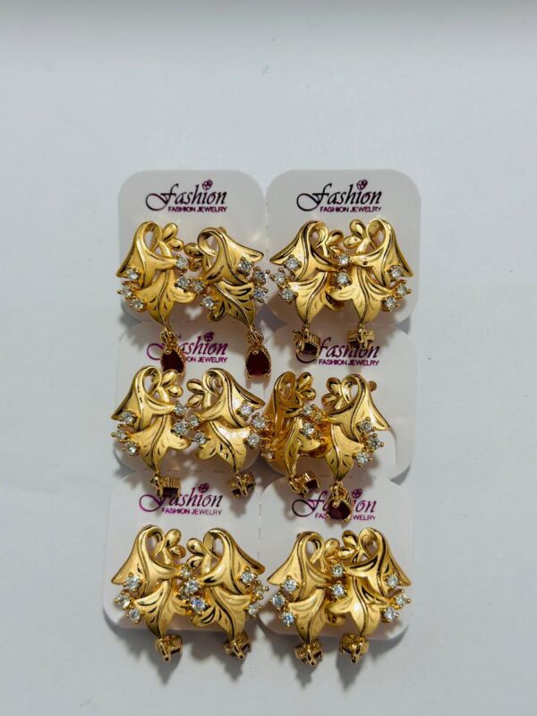 Stainless Steel New Fashion Trendy Gold Hoops Earrings For Girls Premium Quality Jewellery For Women(AVAILABLE IN UNIQUE DESIGNS) - Image 7