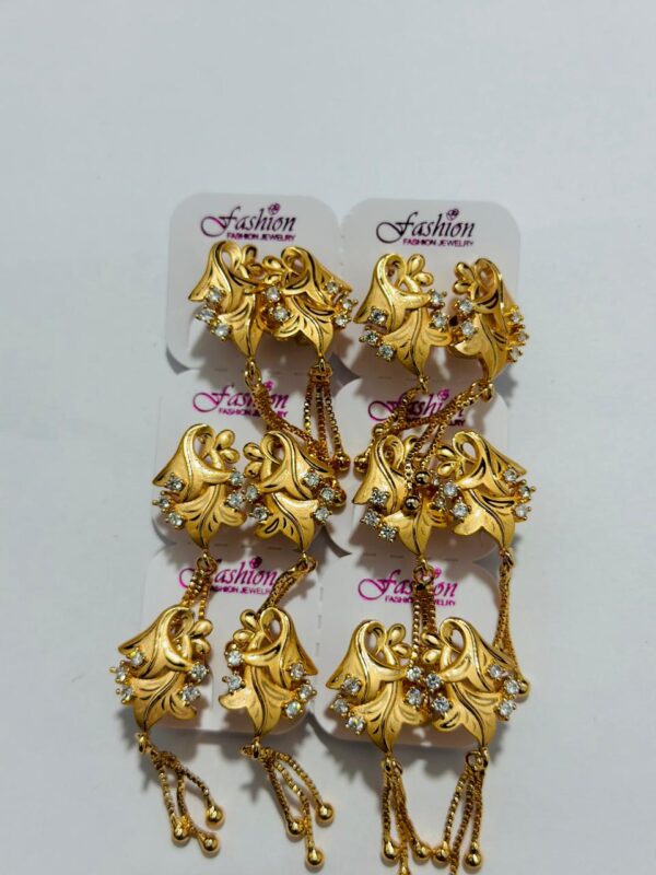 Stainless Steel New Fashion Trendy Gold Hoops Earrings For Girls Premium Quality Jewellery For Women(AVAILABLE IN UNIQUE DESIGNS) - Image 8