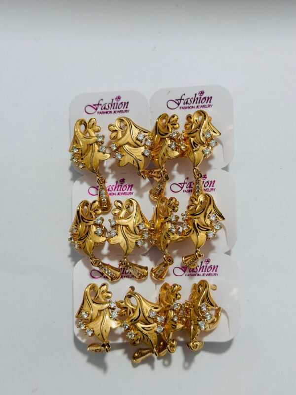 Stainless Steel New Fashion Trendy Gold Hoops Earrings For Girls Premium Quality Jewellery For Women(AVAILABLE IN UNIQUE DESIGNS) - Image 10