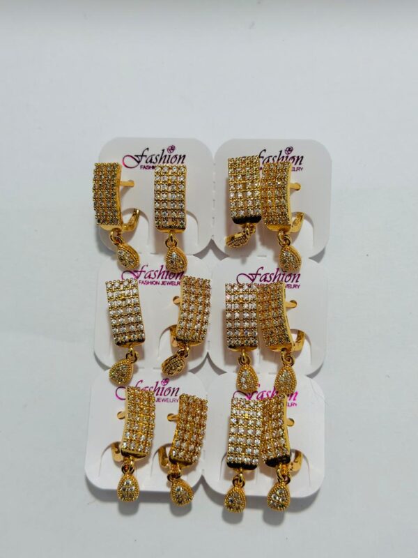 Stainless Steel New Fashion Trendy Gold Hoops Earrings For Girls Premium Quality Jewellery For Women(AVAILABLE IN UNIQUE DESIGNS) - Image 9