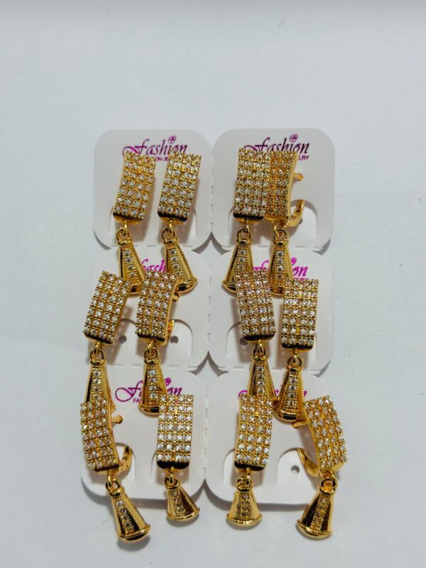 Stainless Steel New Fashion Trendy Gold Hoops Earrings For Girls Premium Quality Jewellery For Women(AVAILABLE IN UNIQUE DESIGNS) - Image 13