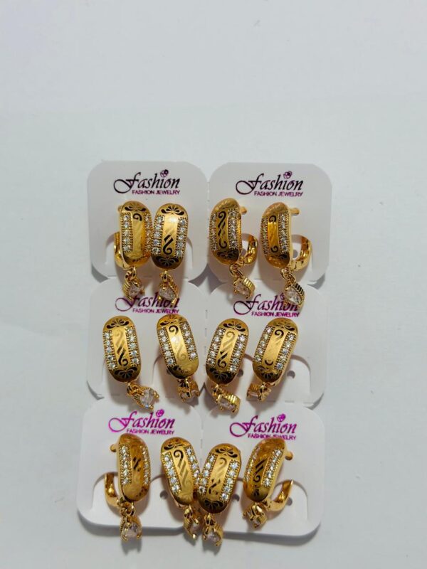 Stainless Steel New Fashion Trendy Gold Hoops Earrings For Girls Premium Quality Jewellery For Women(AVAILABLE IN UNIQUE DESIGNS) - Image 16
