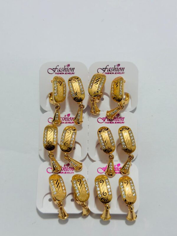 Stainless Steel New Fashion Trendy Gold Hoops Earrings For Girls Premium Quality Jewellery For Women(AVAILABLE IN UNIQUE DESIGNS) - Image 15