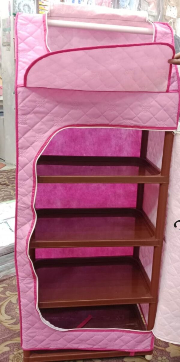Premium Quality Baby Cupboard | 5 shelves Foldable wardrobe for babies - Image 3