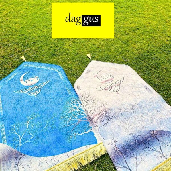 Couple Prayer Mat Elegant Padded Couple Prayer Mats - Image 2