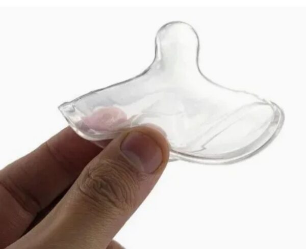 2 PCs Washable Soft Breast Cover for mothers Silicon Breast Feeding Nursing Cover Breast Cover for Girls Silicon Breast Feeding Nursing Cover for Girls Fast feeding pacifier for nursing moms, Feeding nipples for cracked breasts | Easy feeding breast protection: - Image 6