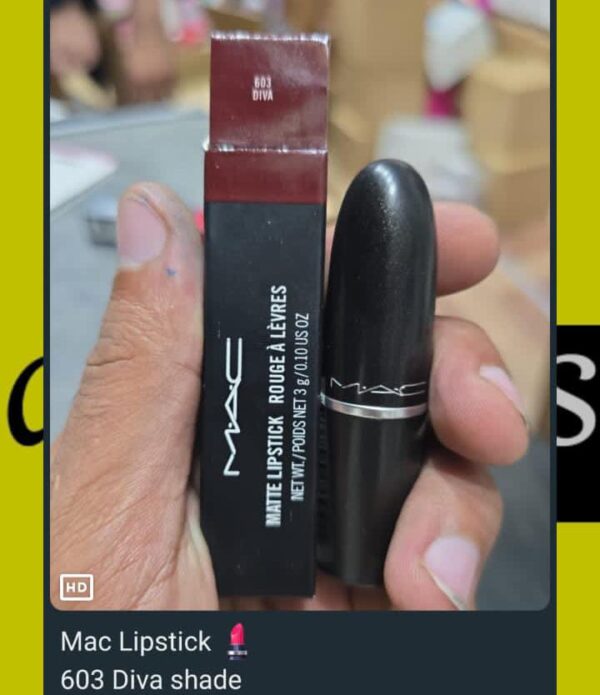MAC Matte Lipstick *603 DIVA*MAC Matte Lipstick *603 DIVA* - Image 4