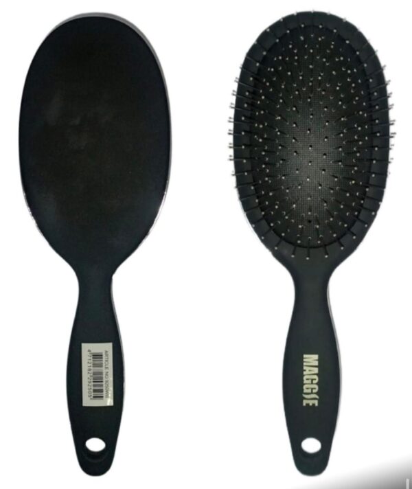 Maggie Hair Brush Detangler - Detangler Brush For All Hair Types - Tangle Free - Black 