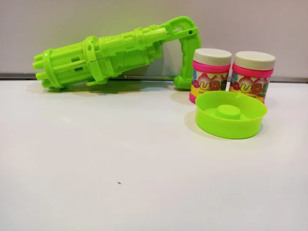 Mini Machine Bubble Gun Bubble Gun Kids Gatling Toys Summer Automatic Soap Water Gatling Bubble Machine Children Indoor Outdoor Toy Blower Bubbles (Random Color) - Image 4