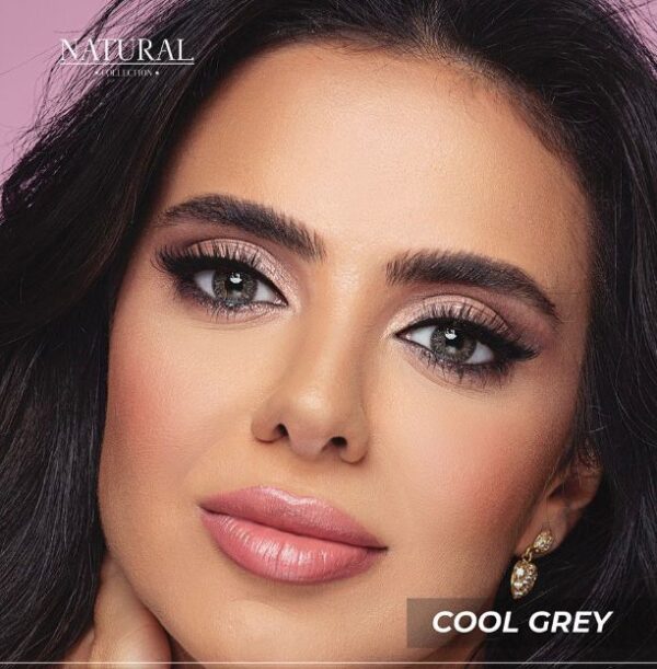 Bella Natural Cool Gray Contact Lenses.