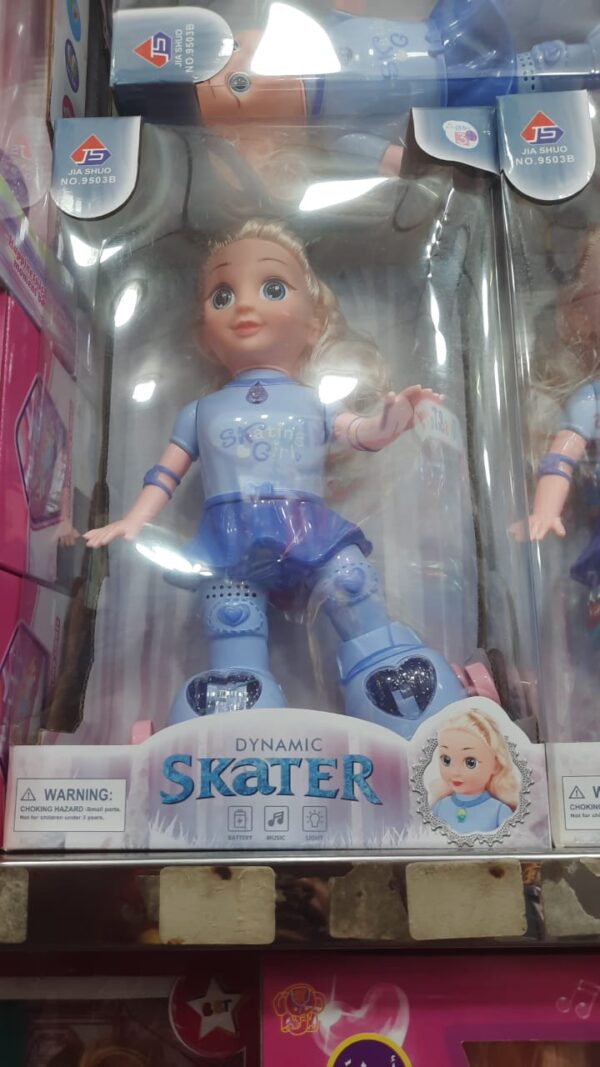 Dynamic Skater Doll With Light & Music Electric Ice Skating Doll With Light & Music - Image 3