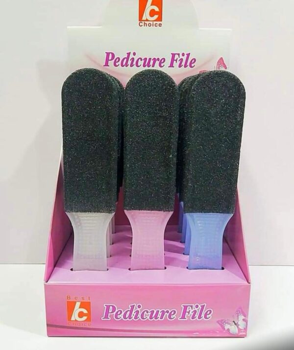 Sand Paper Foot File Callus Remover Foot Scraper Double Sided Scrubber Scrub Foot File Multicolor 1 Piece Foot Care
