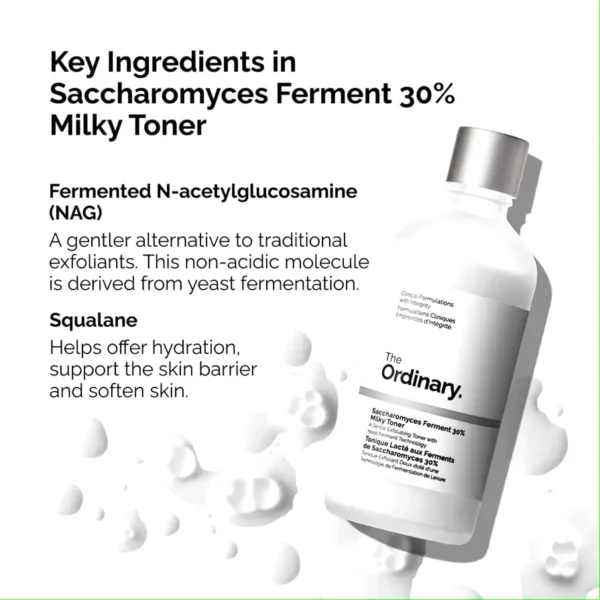 The Ordinary Saccharomyces Ferment 30% Milky Toner 100ml - Image 4
