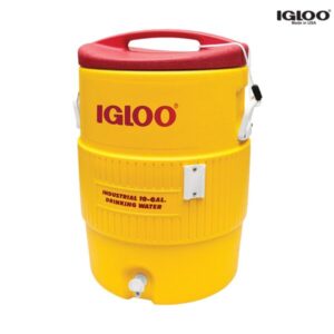 Igloo 400 Series 10 Gallon Water Drinks Cooler with Tape: Item Code:04101