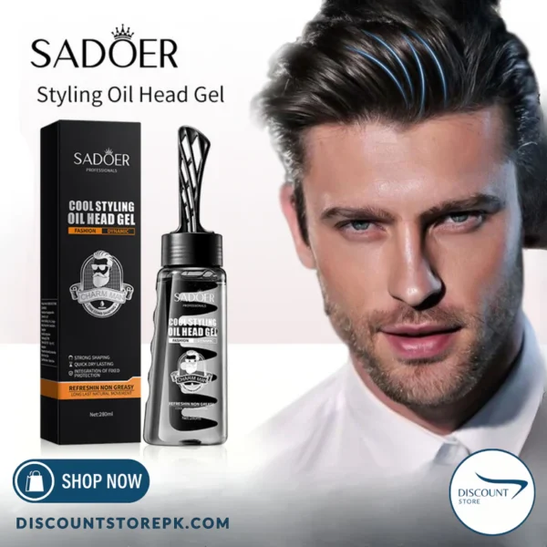 SADOER Cool Styling Hair Oil Comb: