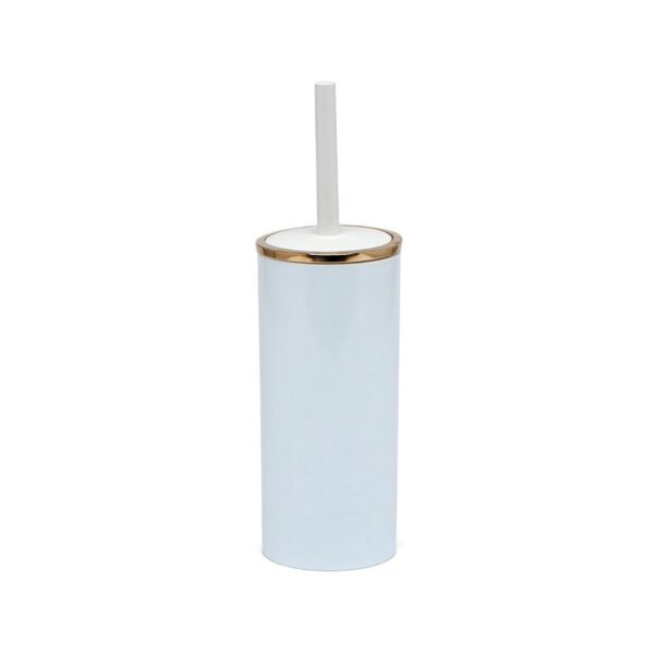 Primanova LENOX TOILET BRUSH HOLDER, M-E34-01-A White-Gold: