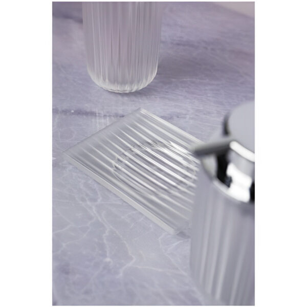 Primanova Polar Soap Dish, Transparent(D-20651 N.Grey): - Image 3