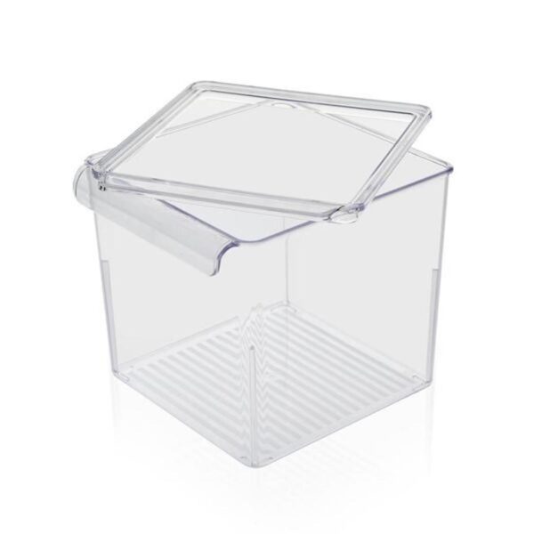 Primanova Refrigerator Organizer with CoverM-E73-10-16 Transparent 165*178*160 MM: - Image 5