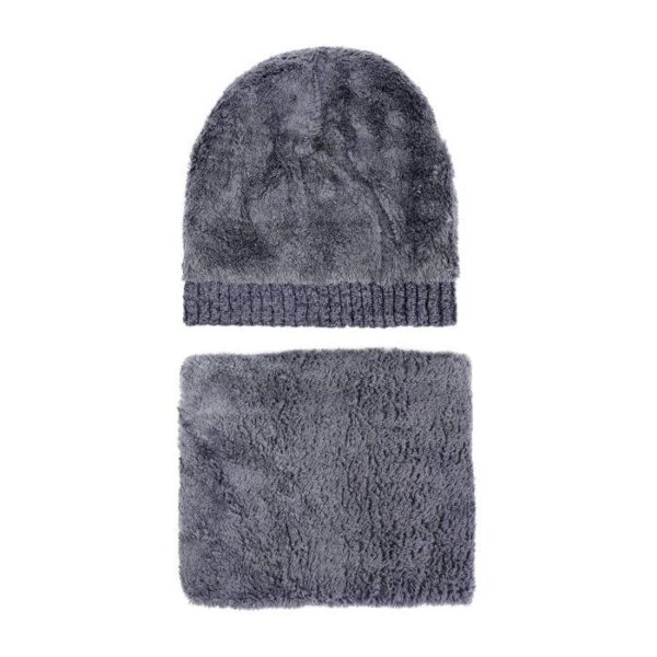 Imported Cap and Neck Warmer Set with Velvet Lining-Vector - Image 4