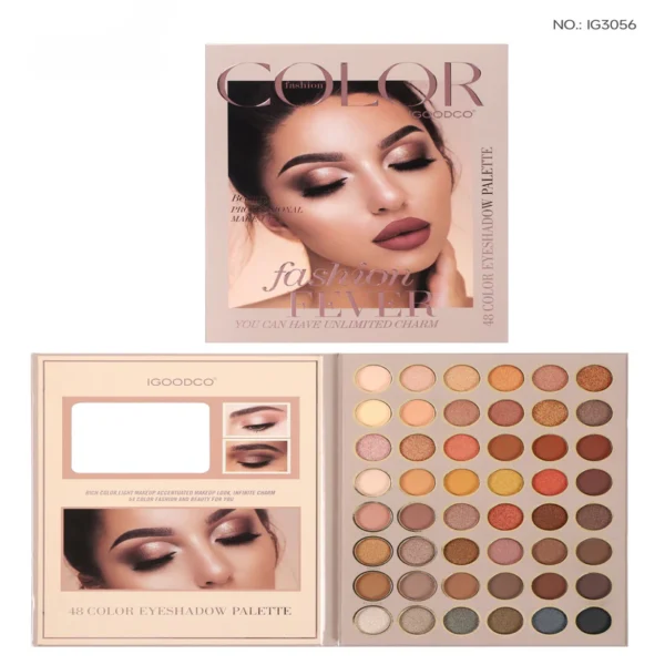 IGOODCO Fashion Fever 48-COLOR NUDE EYESHADOW PALETTE:
