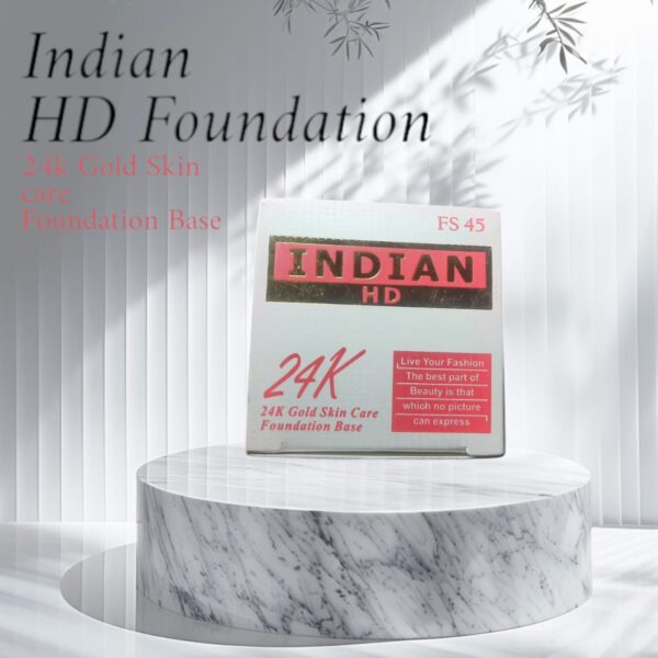 Indian HD Foundation 24 K Gold Skin Care Foundation Base - Image 4