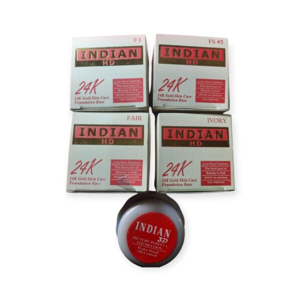 Indian HD Foundation 24 K Gold Skin Care Foundation Base - Image 3