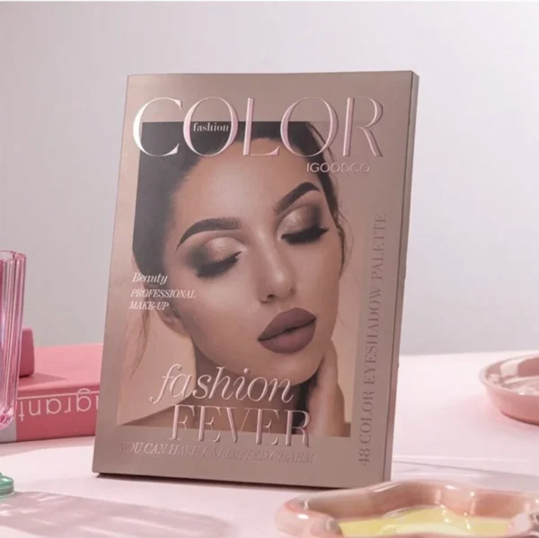 IGOODCO Fashion Fever 48-COLOR NUDE EYESHADOW PALETTE: - Image 3