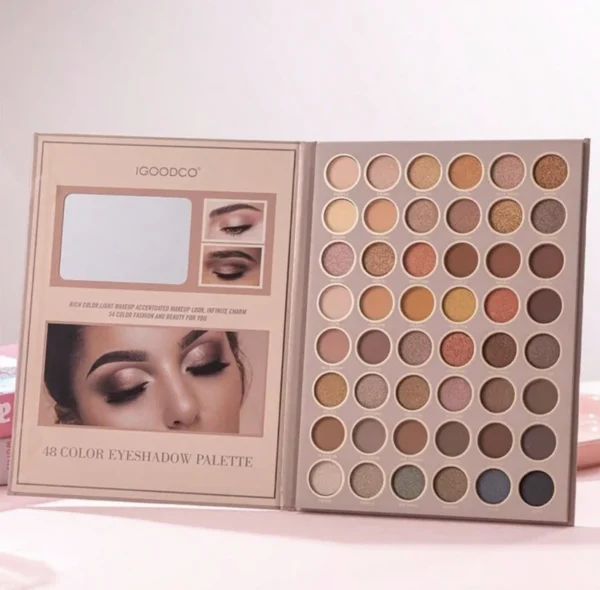 IGOODCO Fashion Fever 48-COLOR NUDE EYESHADOW PALETTE: - Image 4