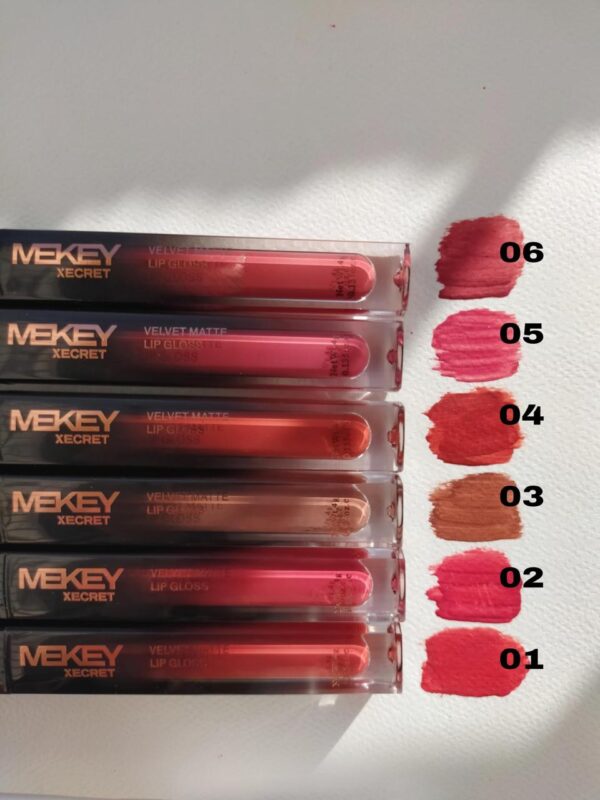 MEKEYXECRET VELVET MATTE LIQUID LIPGLOSS (12 Shades Available): - Image 3