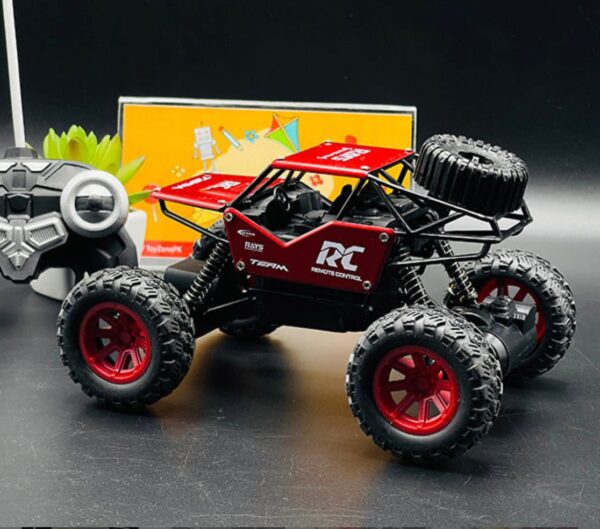 RC Car Remote Control Truck 4x4 Off Road Monster Truck for Kids, 2.4Ghz 1:16 Rock Crawler with Two Rechargeable Batteries Waterproof for All Terrain Electric Toy Car for Boys and Girls - Image 2