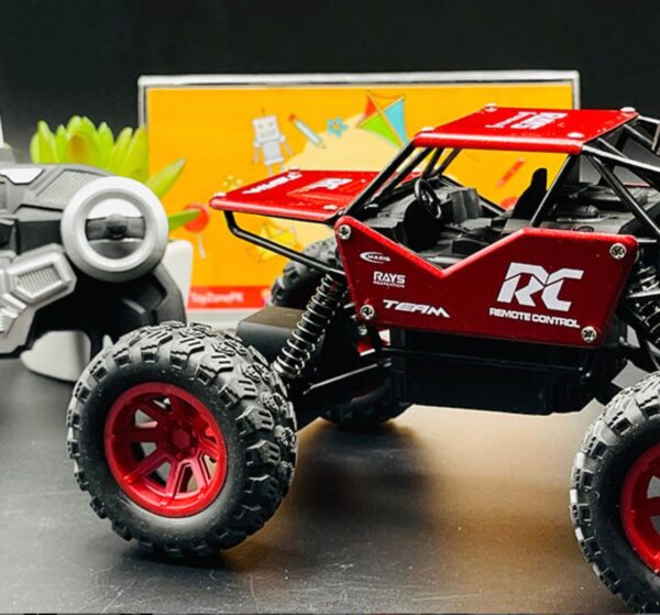 RC Car Remote Control Truck 4x4 Off Road Monster Truck for Kids, 2.4Ghz 1:16 Rock Crawler with Two Rechargeable Batteries Waterproof for All Terrain Electric Toy Car for Boys and Girls - Image 4