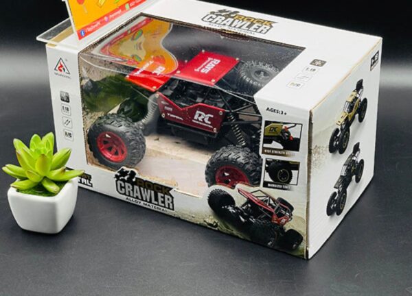 RC Car Remote Control Truck 4x4 Off Road Monster Truck for Kids, 2.4Ghz 1:16 Rock Crawler with Two Rechargeable Batteries Waterproof for All Terrain Electric Toy Car for Boys and Girls - Image 6
