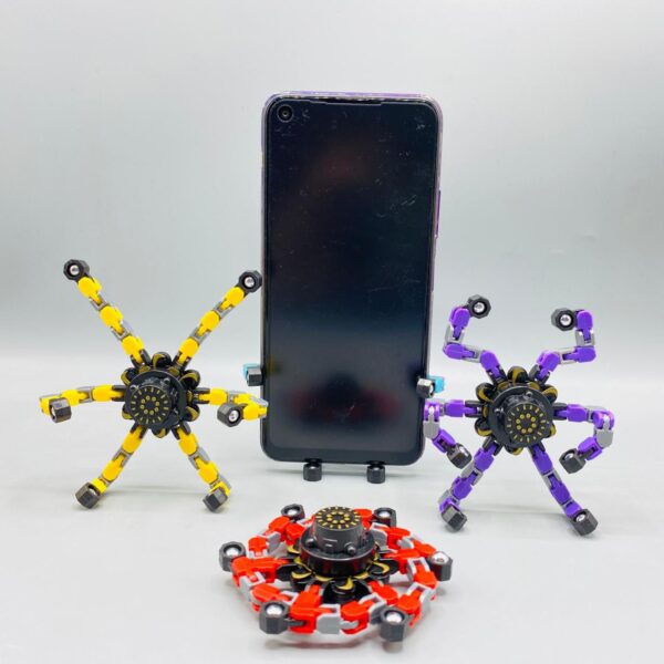 Fidget Spinner Toy Colorful Deformed Action Figure Hand Fingertip Spinner Top Relief Stress Gift Kids Adults Sensory Gyro - Image 3