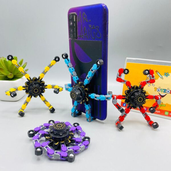 Fidget Spinner Toy Colorful Deformed Action Figure Hand Fingertip Spinner Top Relief Stress Gift Kids Adults Sensory Gyro