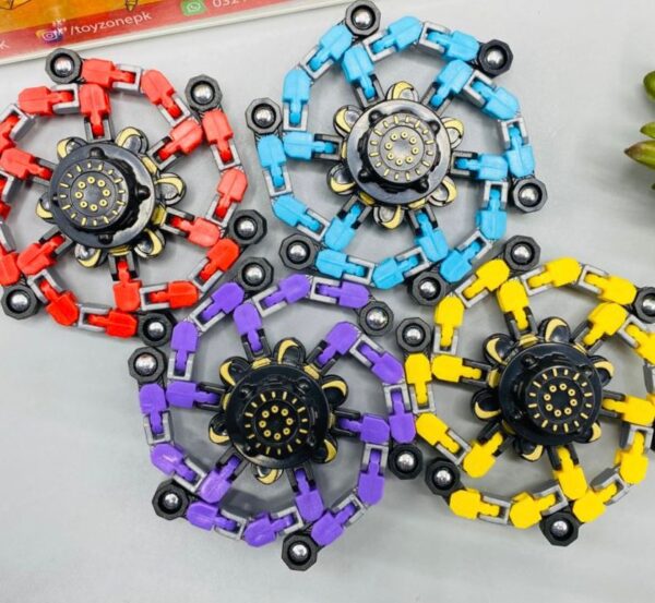 Fidget Spinner Toy Colorful Deformed Action Figure Hand Fingertip Spinner Top Relief Stress Gift Kids Adults Sensory Gyro - Image 4