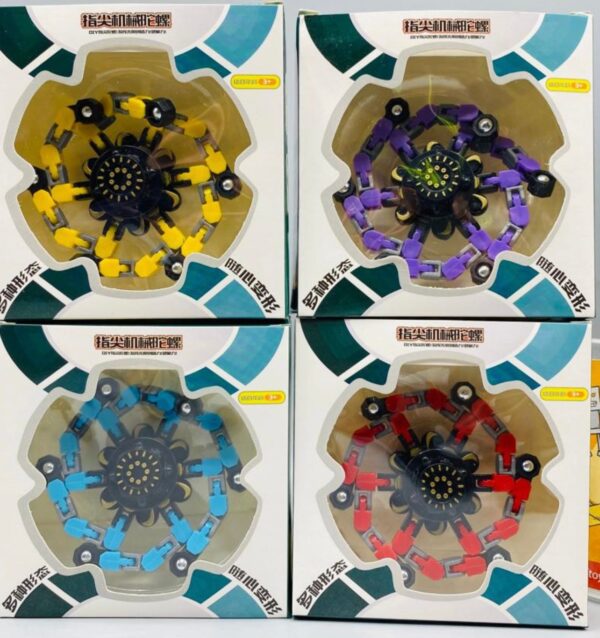 Fidget Spinner Toy Colorful Deformed Action Figure Hand Fingertip Spinner Top Relief Stress Gift Kids Adults Sensory Gyro - Image 5