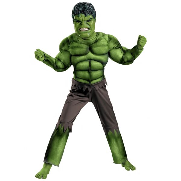 Deluxe Hulk Costume for Boys - Image 4
