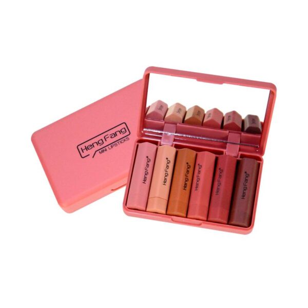 Heng Fang Mini Lipstick 6Pcs Pocket Friendly Makeup Kit - Image 3