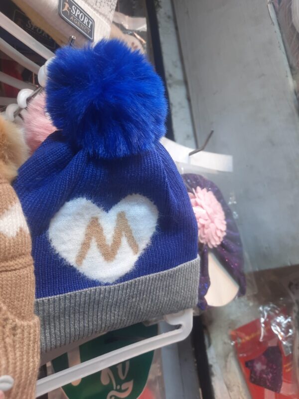 Blue Baby Winter Woolen Warm Cap